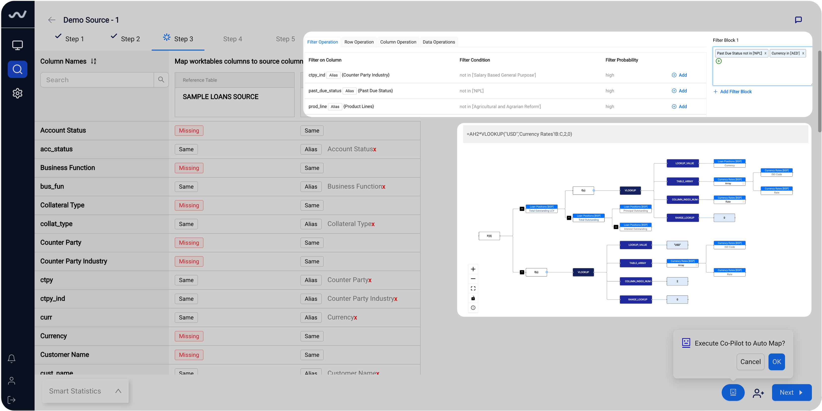 Map interface